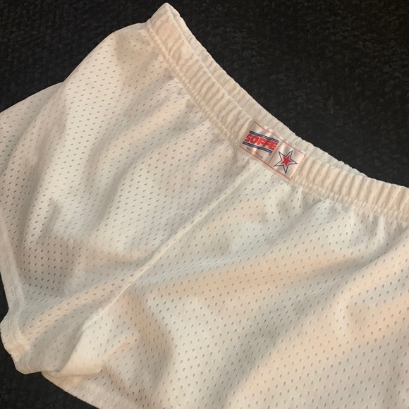 Soffe White Mesh Shorts - Picture 6 of 7